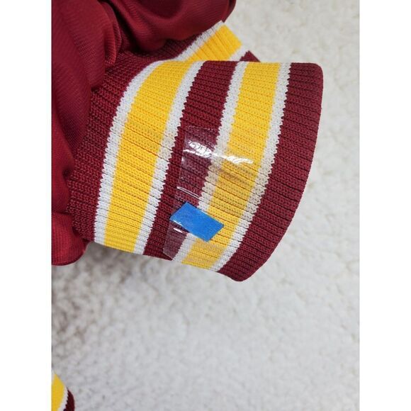 Vtg Colosseum USC Satin Bomber Insulated Varsity Jacket Mens 2XL Red Yellow Logo - Picture 8 of 16